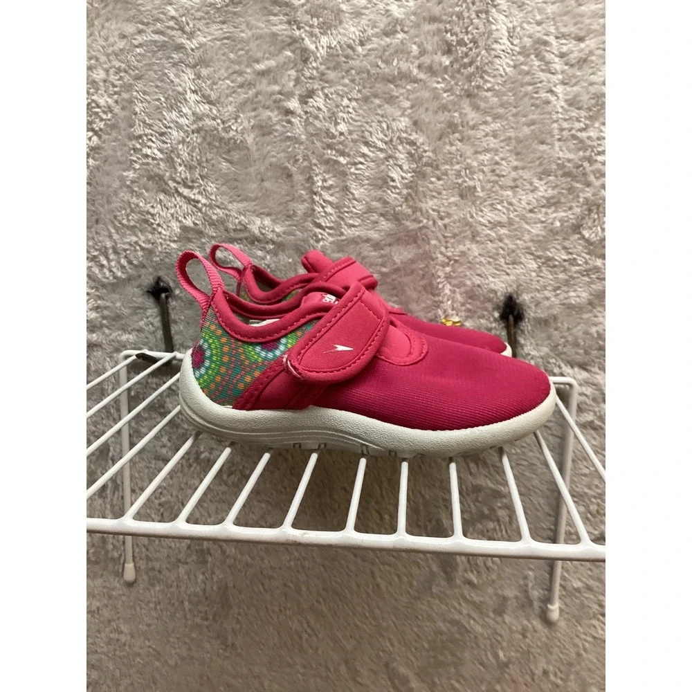 Speedo Kids Pink‎ Water Shoes Hook and Loop Toddler Size